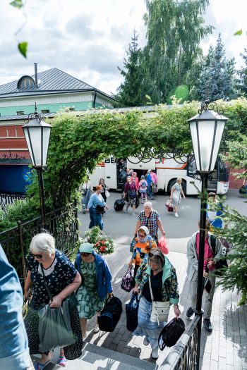 Группа паломников из Архангельска