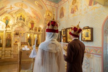 Таинство Венчание в Часовне Петра и Февронии