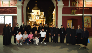 В гостинице проживала делегация представителей египетского монашества