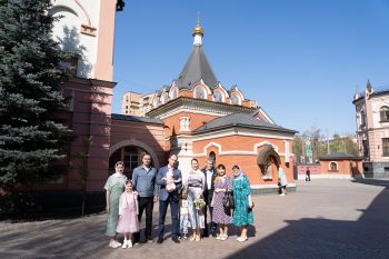 Крестины в часовне Петра и Февронии