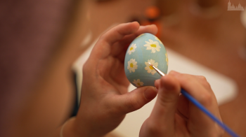 Поздравление от детей приюта Покровской обители с Пасхой Христовой